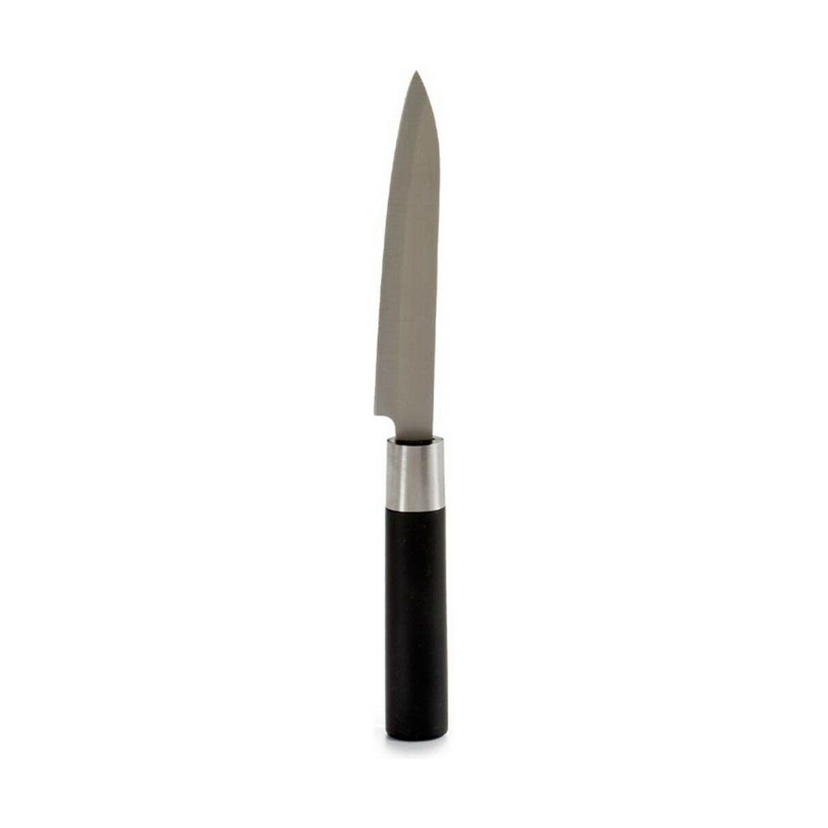 Kitchen Knife Black Silver Stainless steel Plastic 2,7 x 24,3 x 1,8 cm (12 Units)