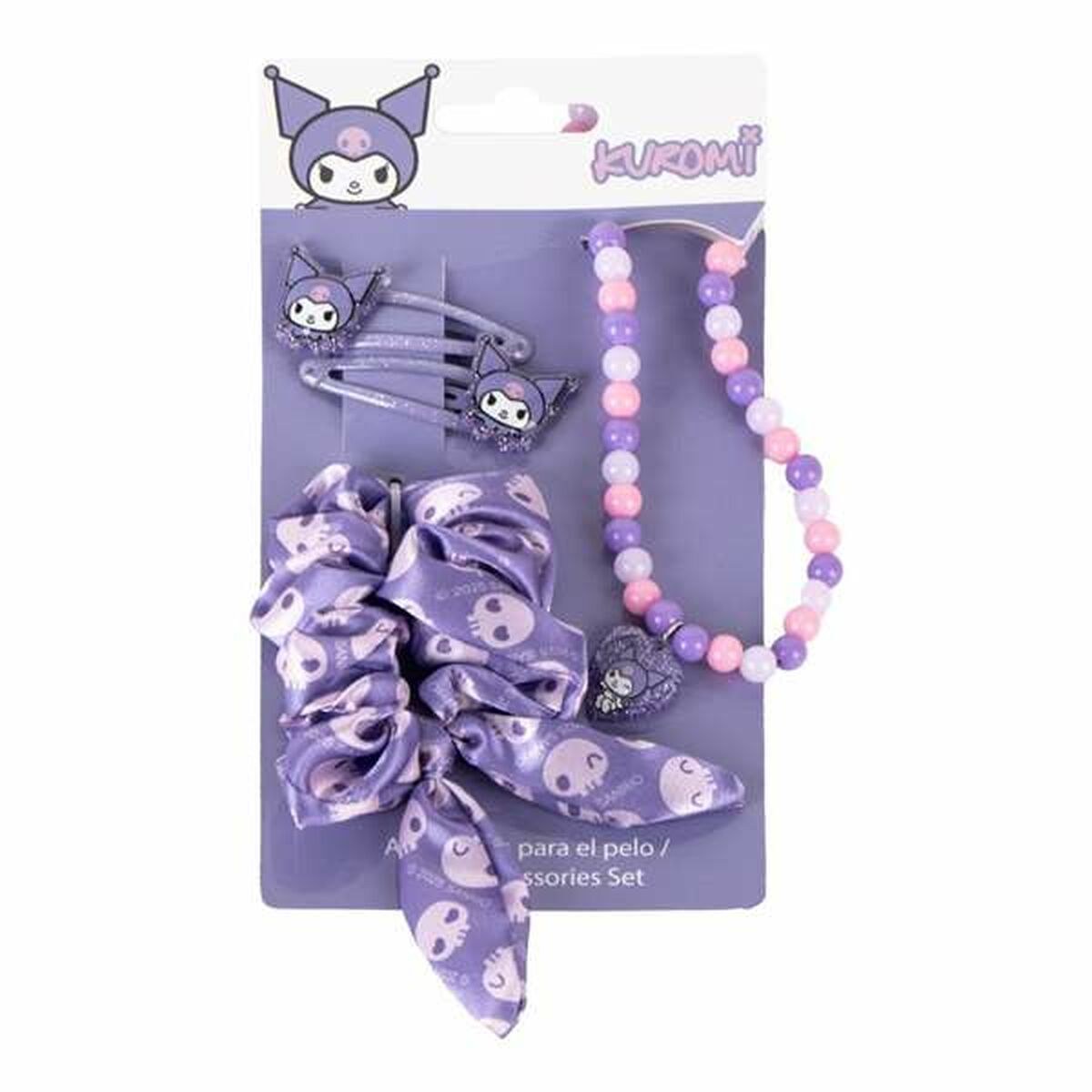 Hair accessories Purple 4 Pieces