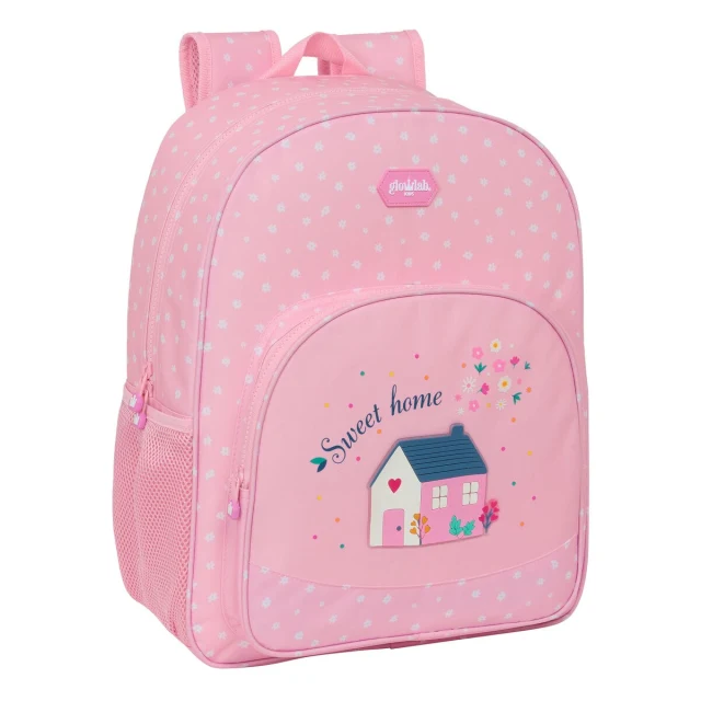 School Bag Sweet home Pink 33 x 42 x 14 cm