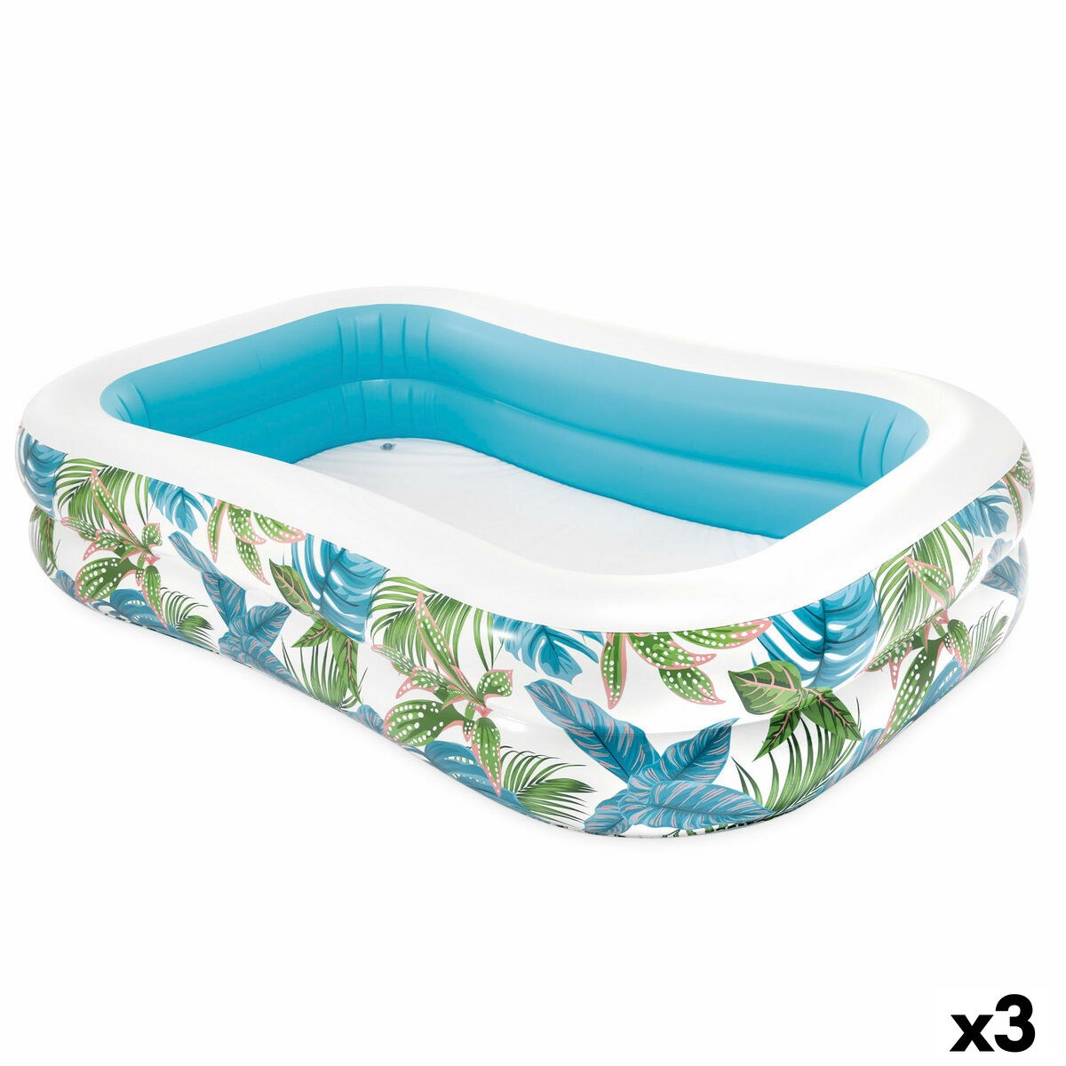 Inflatable pool 600 L 229 x 48 x 152 cm (3 Units)
