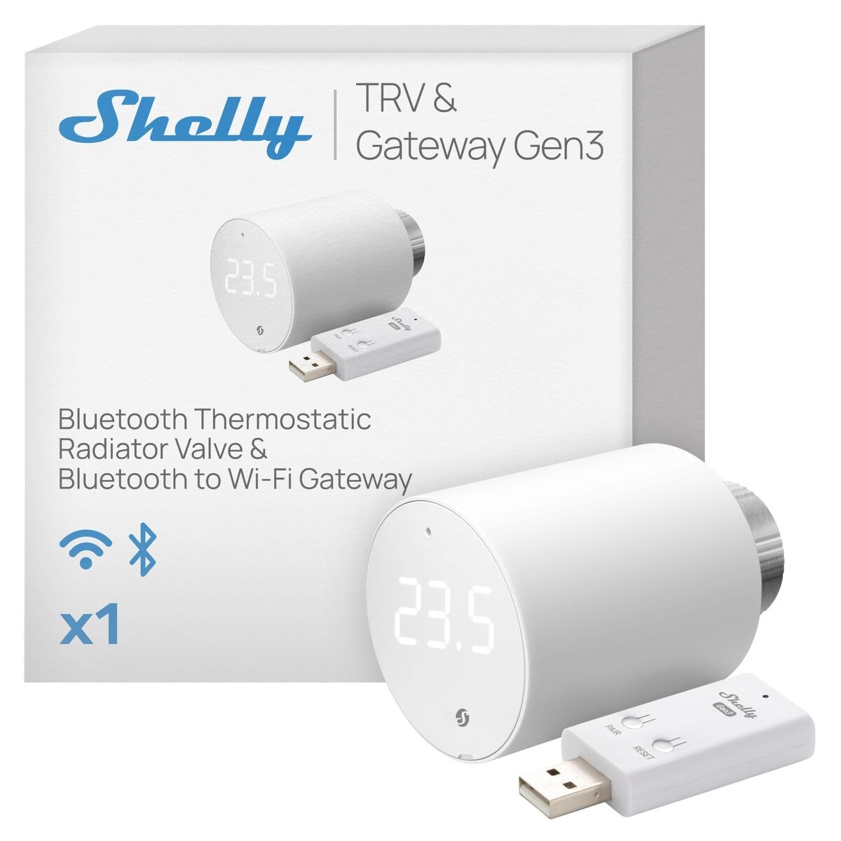 Thermostat BLU TRV White