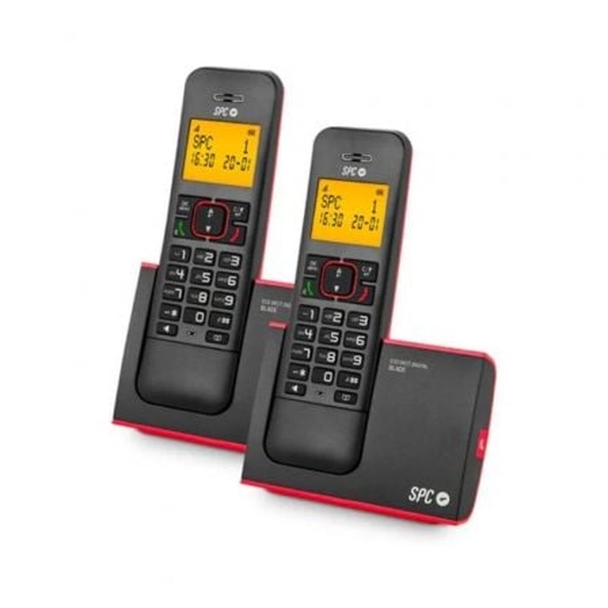 Landline Telephone 7292RC2 BLA DUO Red 2 Units