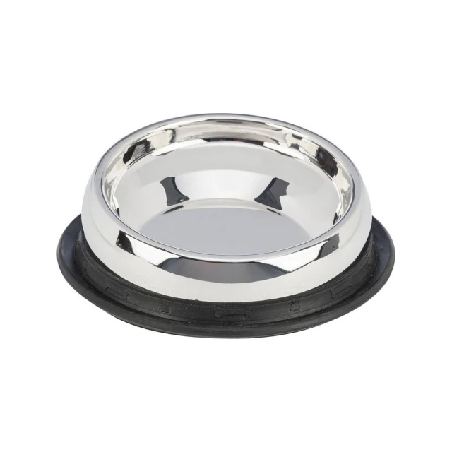 Dog Feeder Ø 19 cm 250 ml Grey Natural rubber