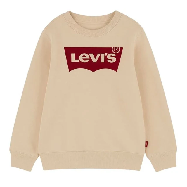 Children’s Sweatshirt without Hood Batwing Crewneck White