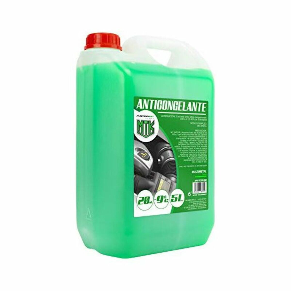 Antifreeze -9º 20% Green (5 L)
