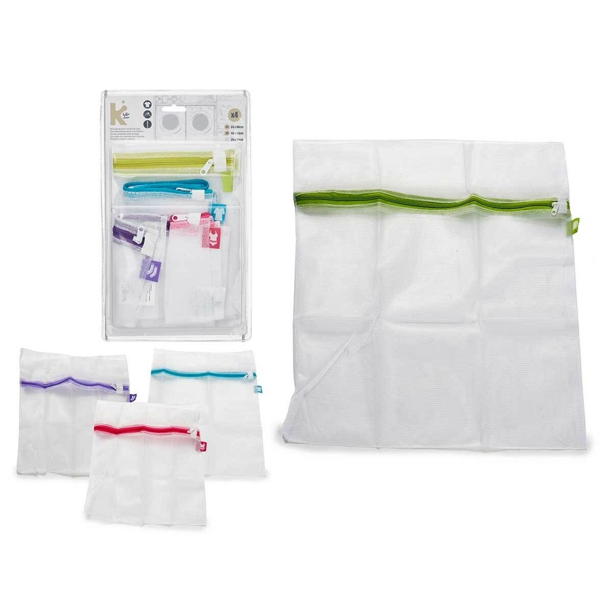 Wash Bag Yellow Multicolour Plastic 19 x 31 x 2,5 cm 19 x 31 x 4,5 cm 19 x 31,5 x 4,5 cm Washing machine (12 Units)