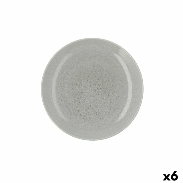 Flat plate Porous Ceramic Green Ø 27 cm (6 Units)