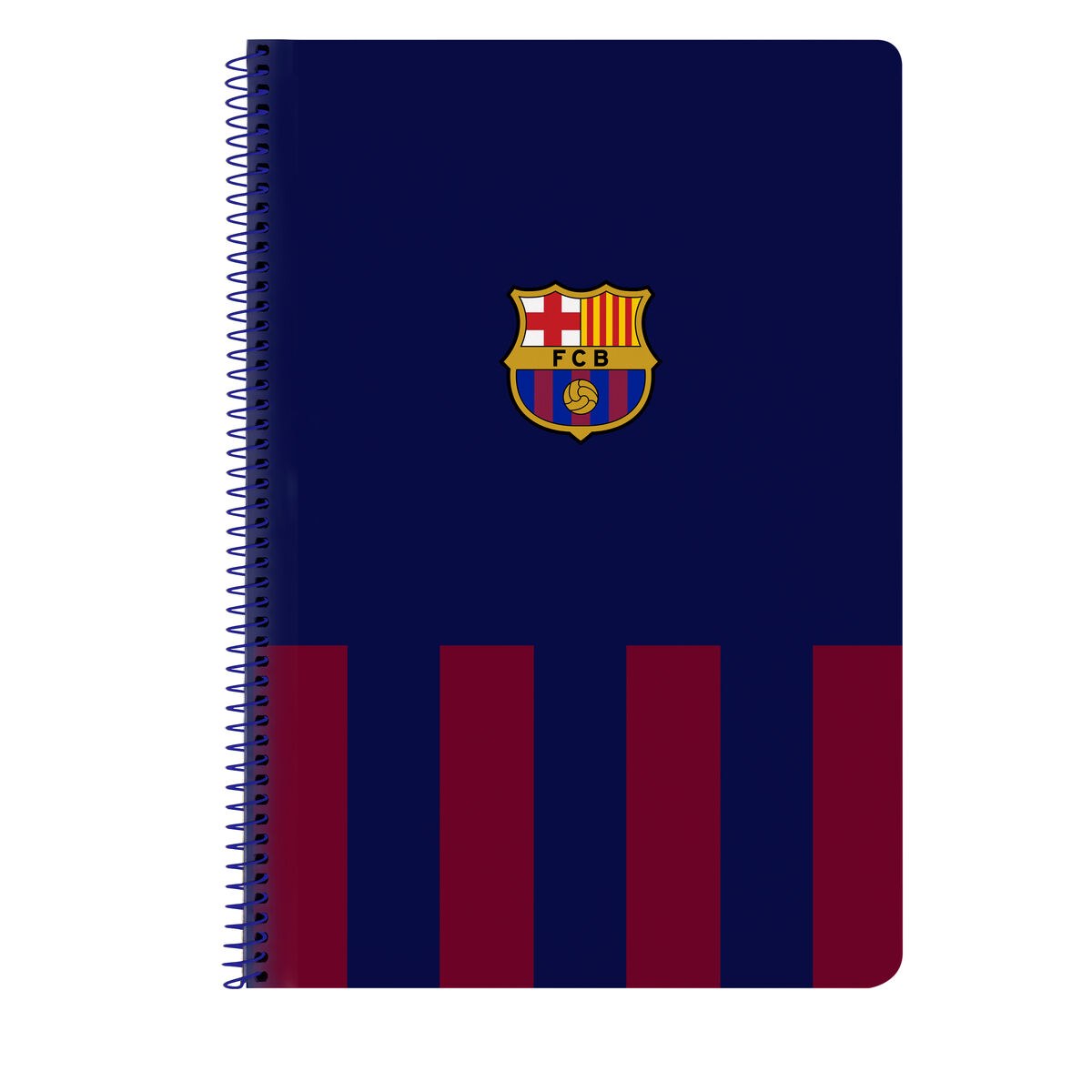 Notebook 24/25 Maroon Navy Blue A4 80 Sheets