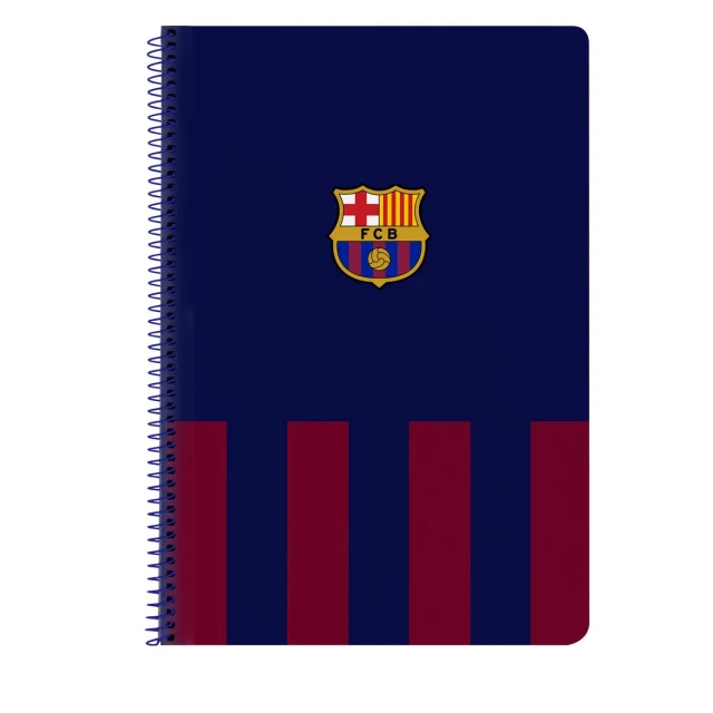 Notebook 24/25 Maroon Navy Blue A4 80 Sheets