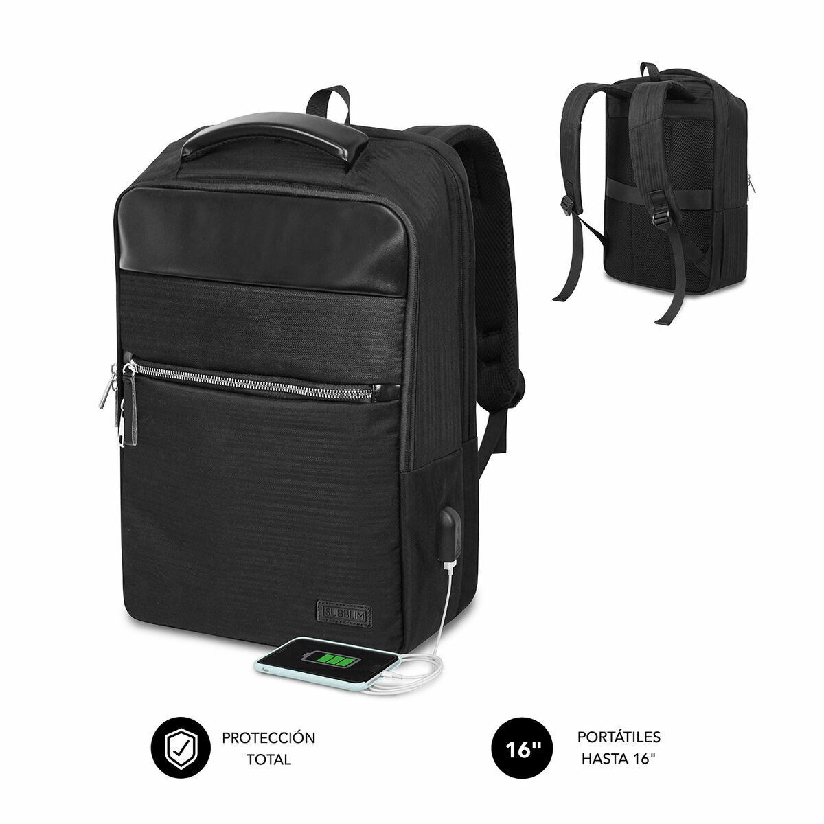 Laptop Backpack SUBBP-2BL1015 Black