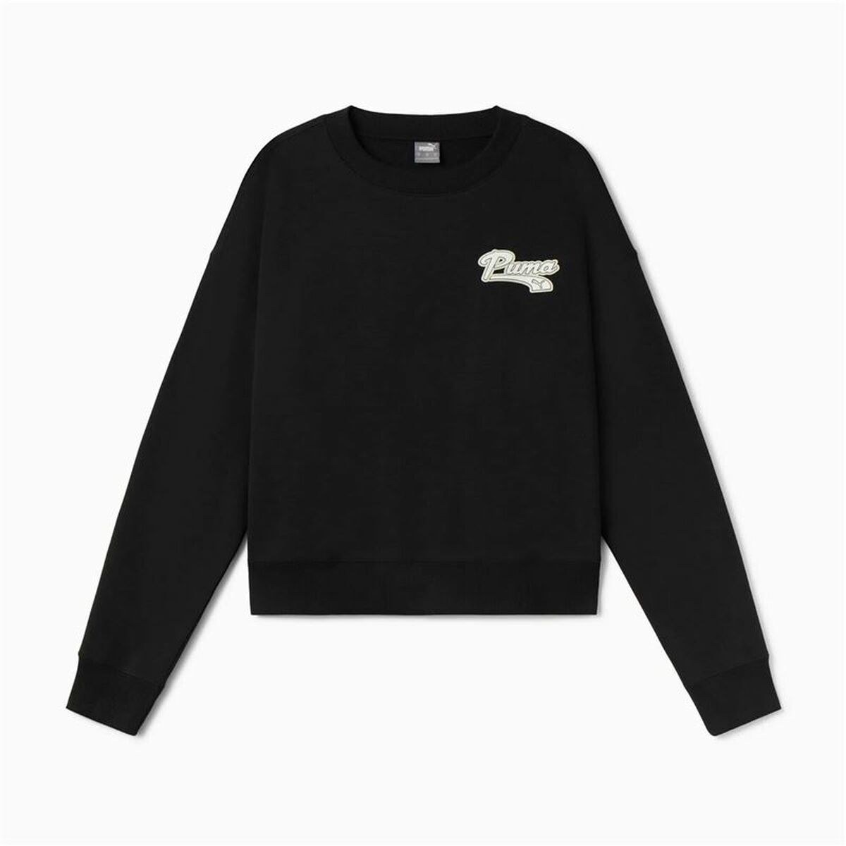 Women’s Sweatshirt without Hood Script Crew Fl Mujer