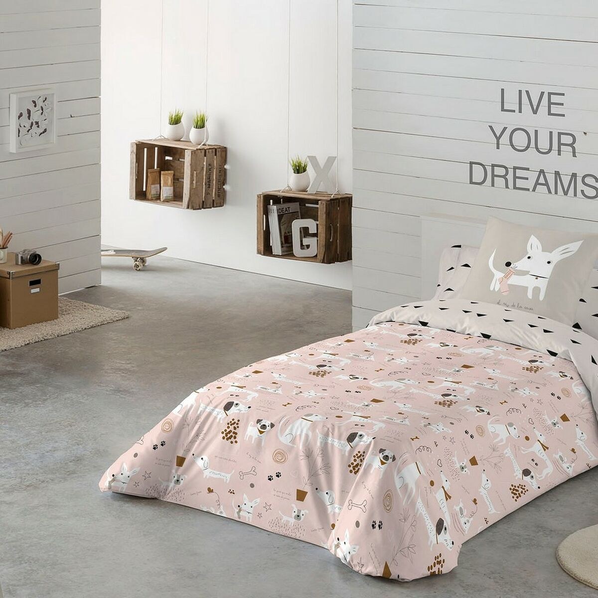Nordic cover Dogs King size (240 x 220 cm)