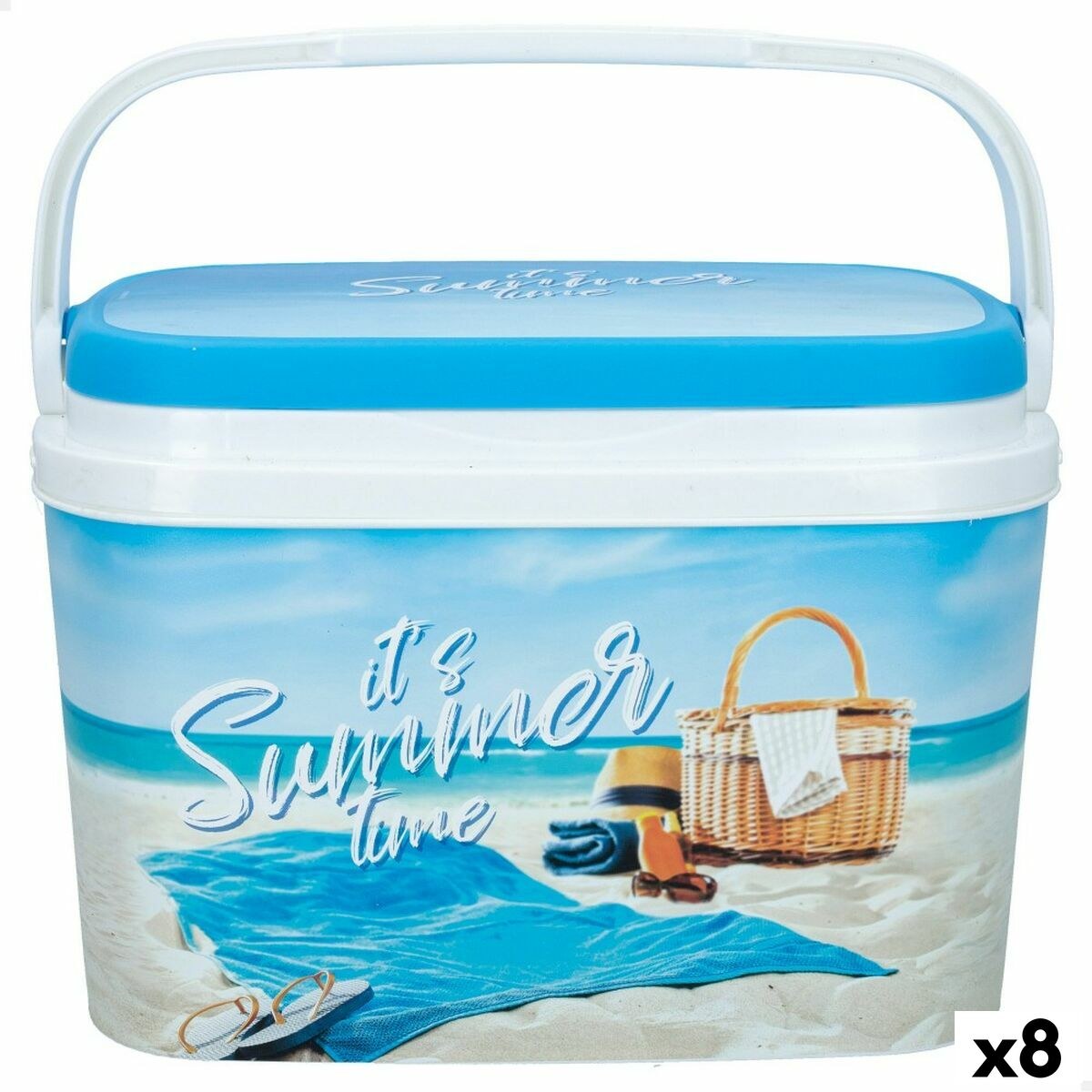 Ping Pong Set Summer Beach Plastic 6 L 29 x 20 x 19,5 cm (8 Units)