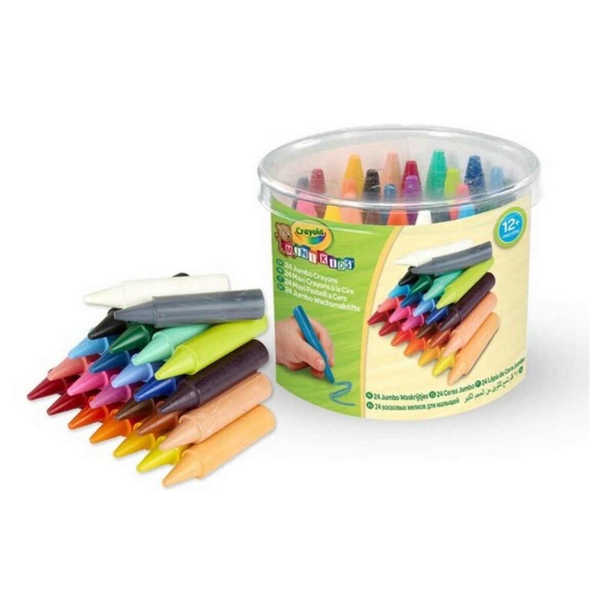 Coloured crayons 2.0784 Washable (24 pcs)