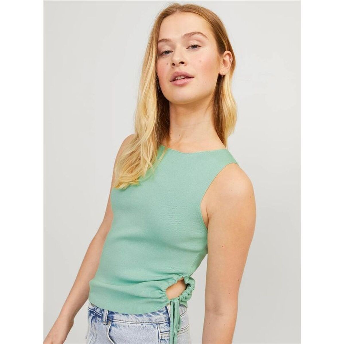 Women's Sleeveless T-shirt Jxdahlia Top Knit