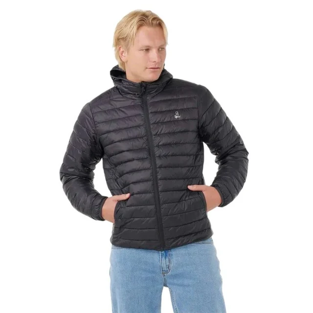 Jacket Anti Series Search Puffer Hood Black