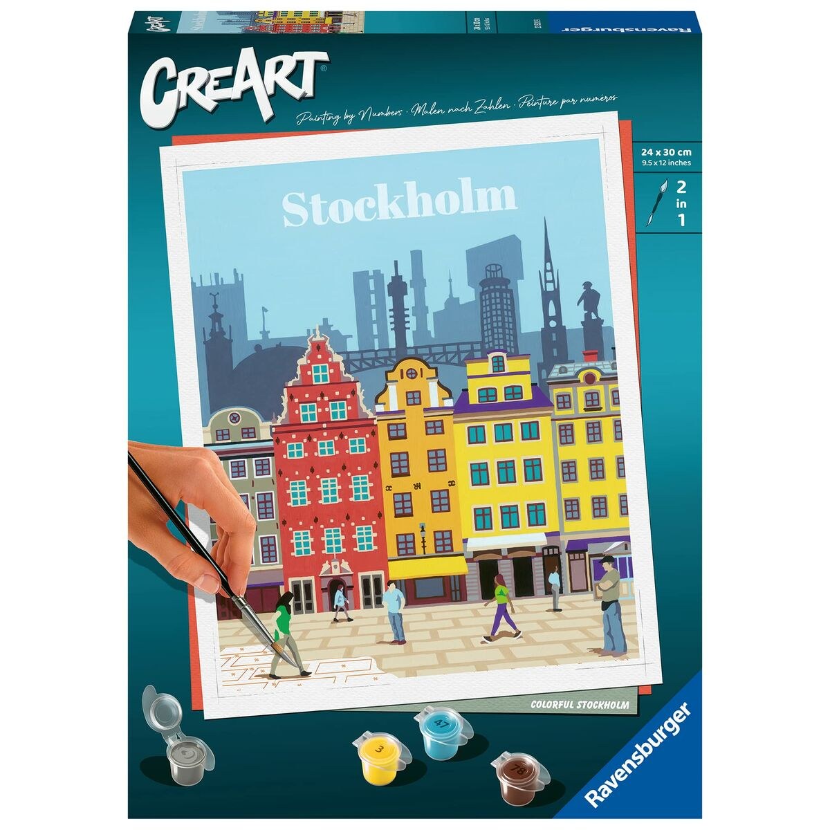 Paint by Numbers Set Stockholm