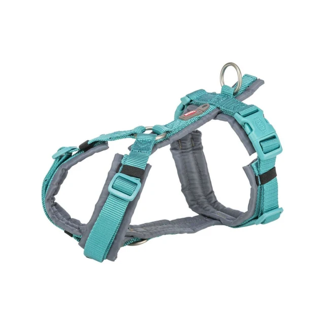 Dog Harness Premium Trekking Graphite Light Blue XL