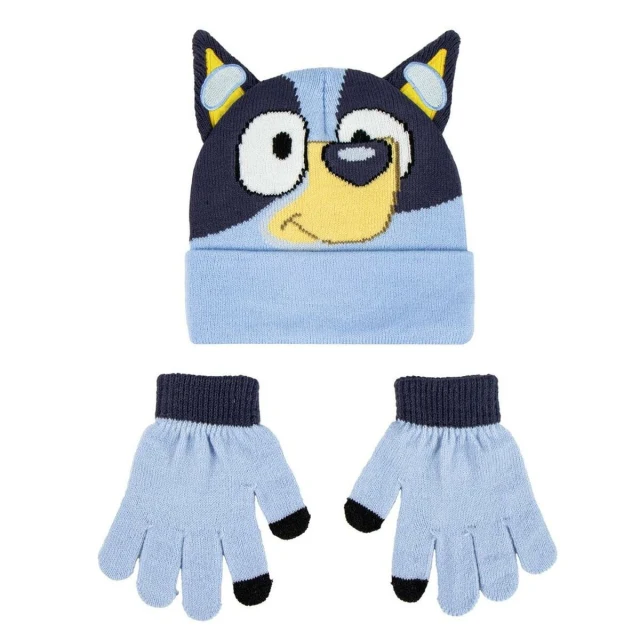 Hat & Gloves Blue